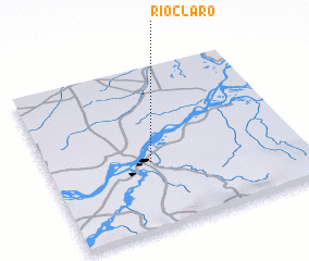 3d view of Río Claro