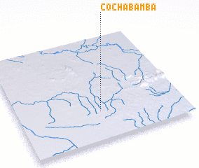 3d view of Cochabamba