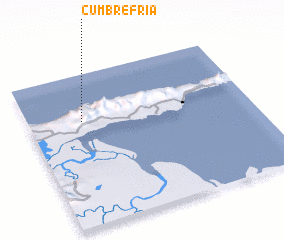 3d view of Cumbre Fria