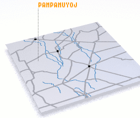 3d view of Pampa Muyoj