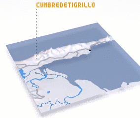 3d view of Cumbre de Tigrillo