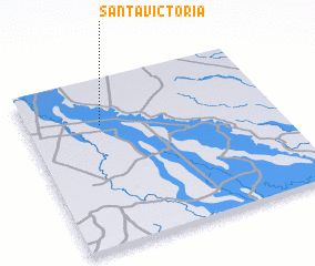 3d view of Santa Victoria