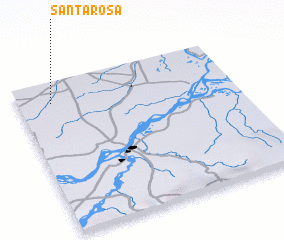 3d view of Santa Rosa