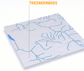 3d view of Tres Hermanos