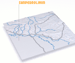 3d view of San Pedro Limón