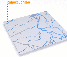 3d view of Caño Colorado