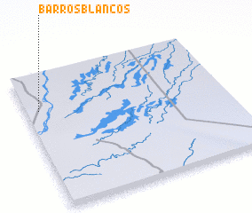 3d view of Barros Blancos