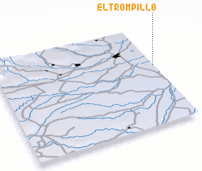 3d view of El Trompillo