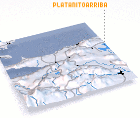 3d view of Platanito Arriba