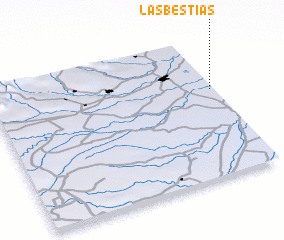 3d view of Las Bestias