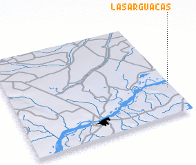 3d view of Las Arguacas