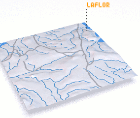 3d view of La Flor