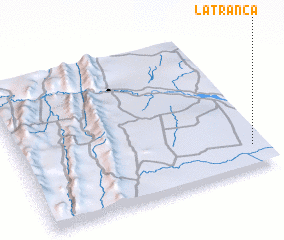 3d view of La Tranca