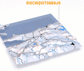 3d view of Río Chiquito Abajo