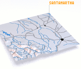 3d view of Santa Martha
