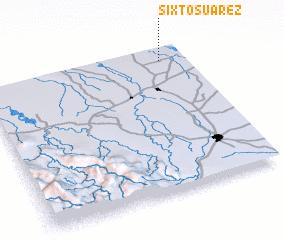 3d view of Sixto Suárez