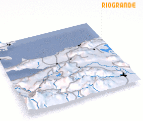 3d view of Río Grande