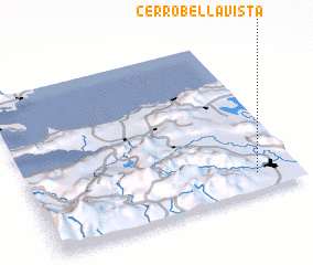 3d view of Cerro Bella Vista