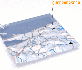 3d view of Quebrada Seca