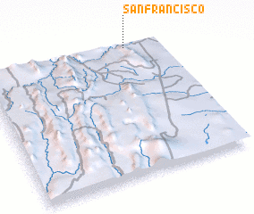 3d view of San Francisco