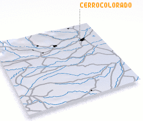 3d view of Cerro Colorado