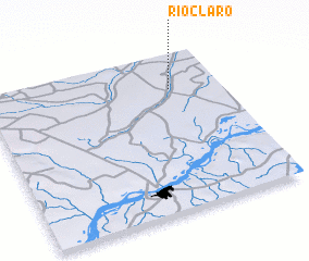3d view of Río Claro