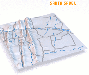 3d view of Santa Isabel