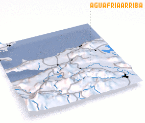 3d view of Agua Fría Arriba