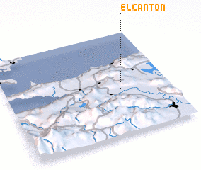 3d view of El Cantón