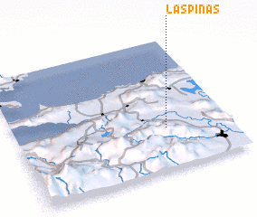 3d view of Las Piñas