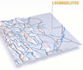 3d view of Los Angelitos