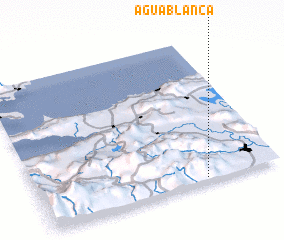 3d view of Agua Blanca