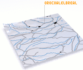 3d view of Orocual El Breal