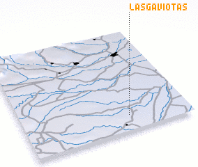 3d view of Las Gaviotas