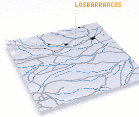 3d view of Los Barrancos