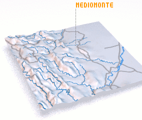 3d view of Medio Monte