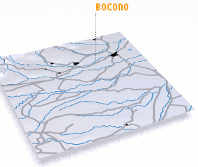 3d view of Boconó