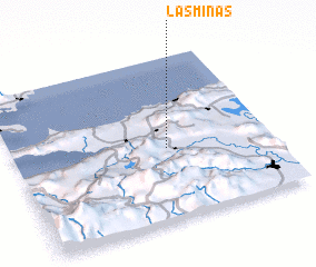 3d view of Las Minas