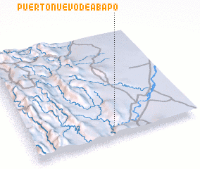 3d view of Puerto Nuevo de Abapó