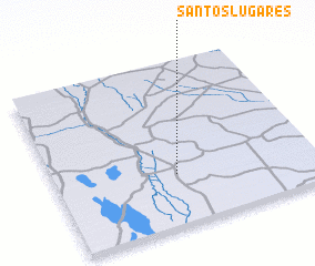 3d view of Santos Lugares