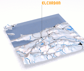 3d view of El Cordón