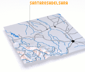 3d view of Santa Rosa del Sara