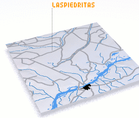 3d view of Las Piedritas