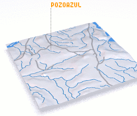 3d view of Pozo Azul