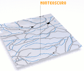 3d view of Monte Oscuro