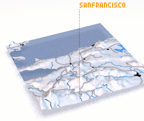 3d view of San Francisco