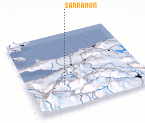 3d view of San Ramón