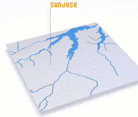 3d view of San José