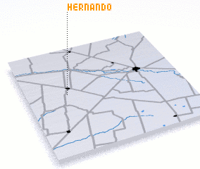 3d view of Hernando