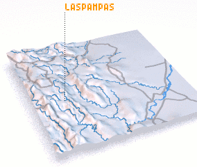 3d view of Las Pampas